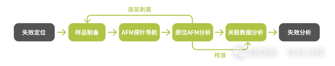 AFM-in-FIB / SEM 的失效分析流程