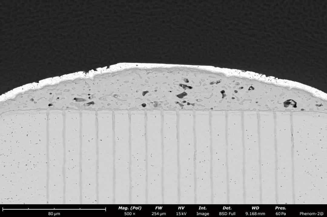 Ceramic capacitor cross-section