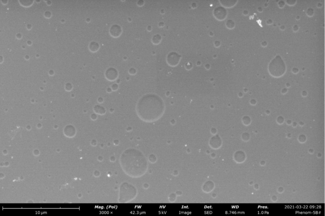 Low Borosilicate Glass Erosion Mode