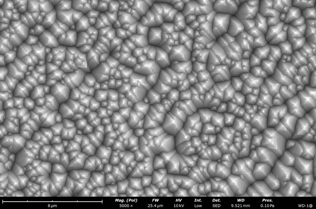 Monocrystalline Silicon - Pyramid Structure Texture