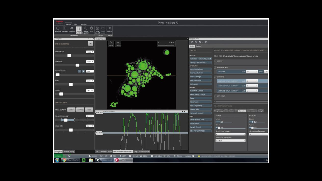 Impurity particle detection