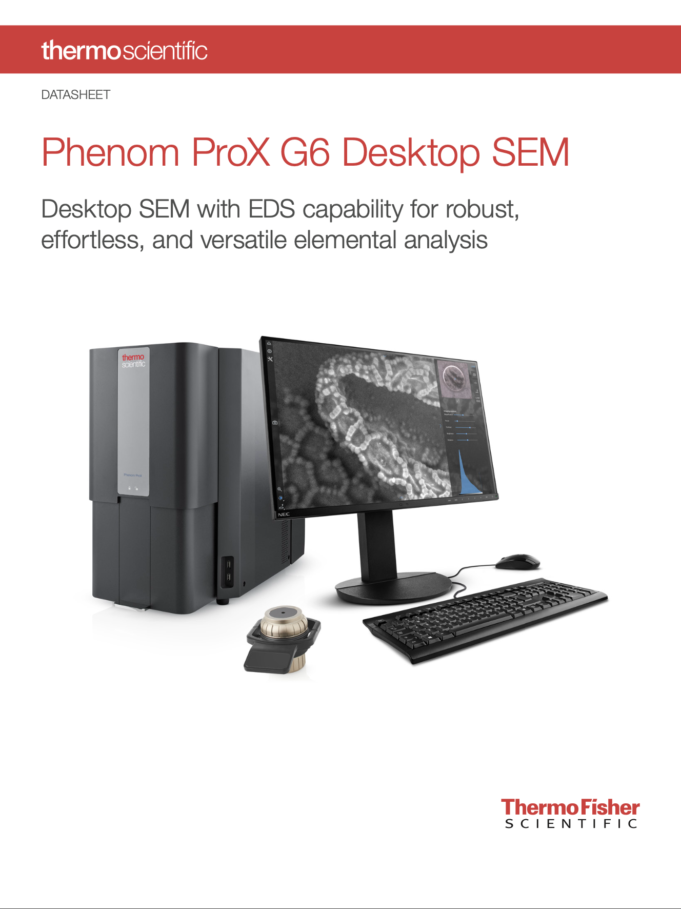 Phenom ProX Desktop SEM with EDS