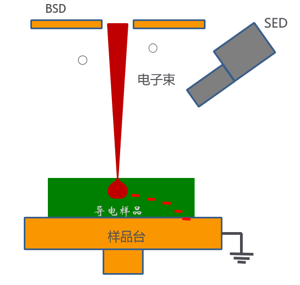 扫描电镜示意图